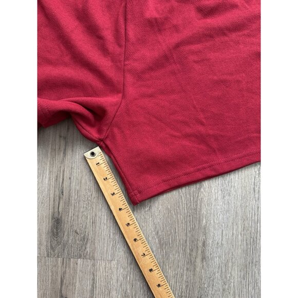 Vintage 90's Russell Athletic Sports Shorts Red Large Deadstock USA Made Rare - Picture 11 of 11